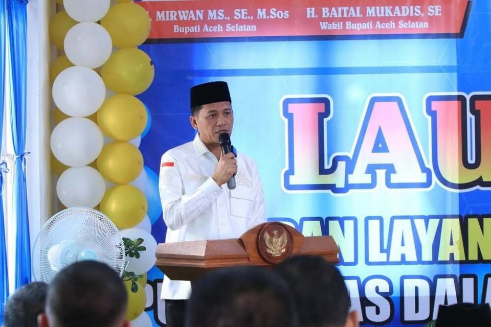 Bupati Aceh Selatan Mirwan MS
