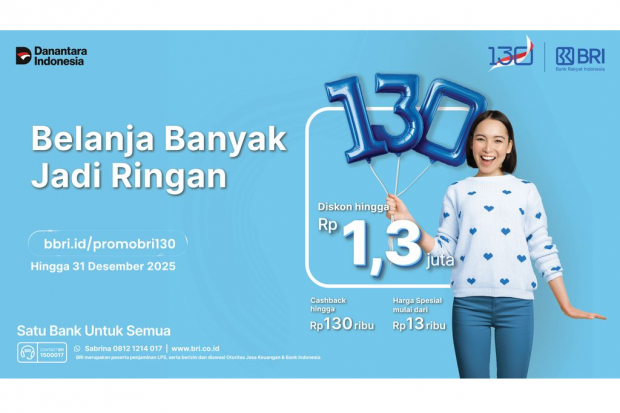 Promo HUT 130 tahun BRI