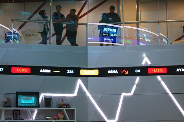 IHSG Cetak Rekor Tertinggi ke Level 8.710 (Foto: Katadata/Fauza Syahputra) 