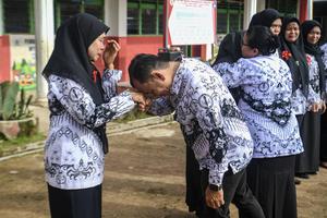 Kegiatan belajar mengajar kembali digelar pascabencana di Sumut