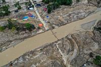 Akses jalan di Tapanuli Selatan masih terputus akibat banjir bandang