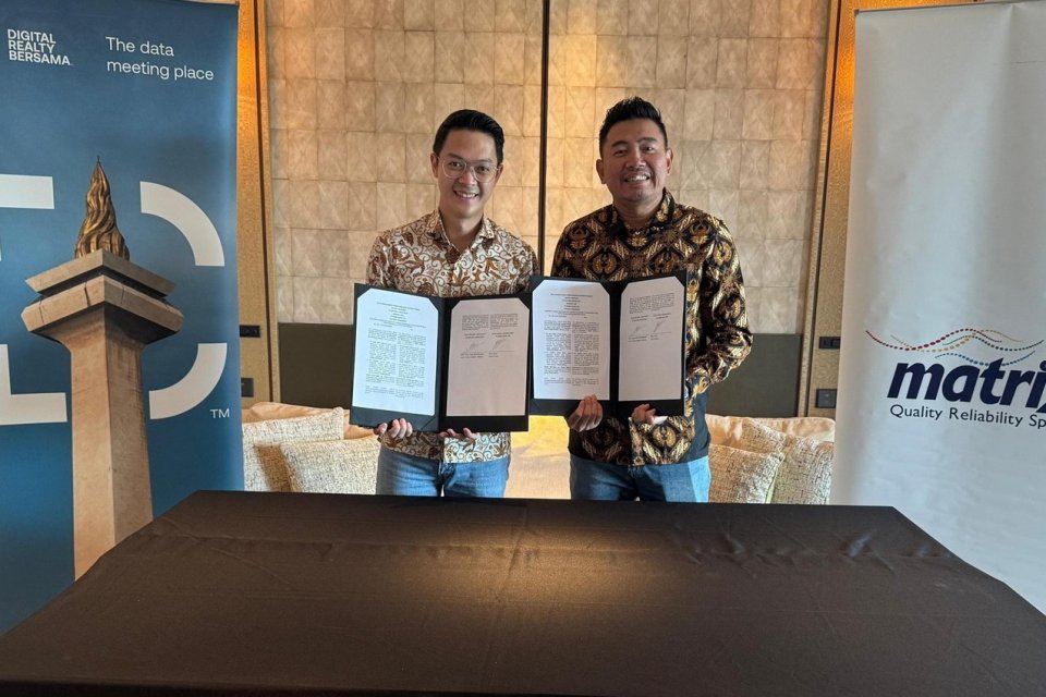 Digital Realty Bersama bekerja sama dengan PT NAP Info Lintas Nusa alias Matrix NAP Info, saratoga,