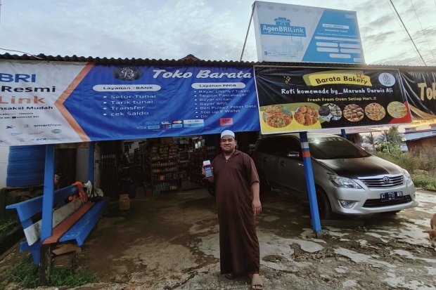 Muhammad Yusuf, mitra AgenBRILink di Desa Liangbunyu, Kecamatan Sebatik Barat, Kabupaten Nunukan, Kalimantan Utara.