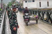 Pengoperasian jembatan bailey di Solok