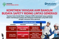Komitmen Yayasan AHM Bangun Budaya Safety Riding Lintas Generasi