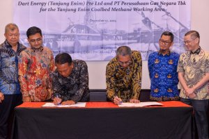PGN–Dart Energy Sepakati PJBG CBM Tanjung Enim