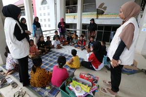 Pemulihan kesehatan mental anak pengungsi korban bencana