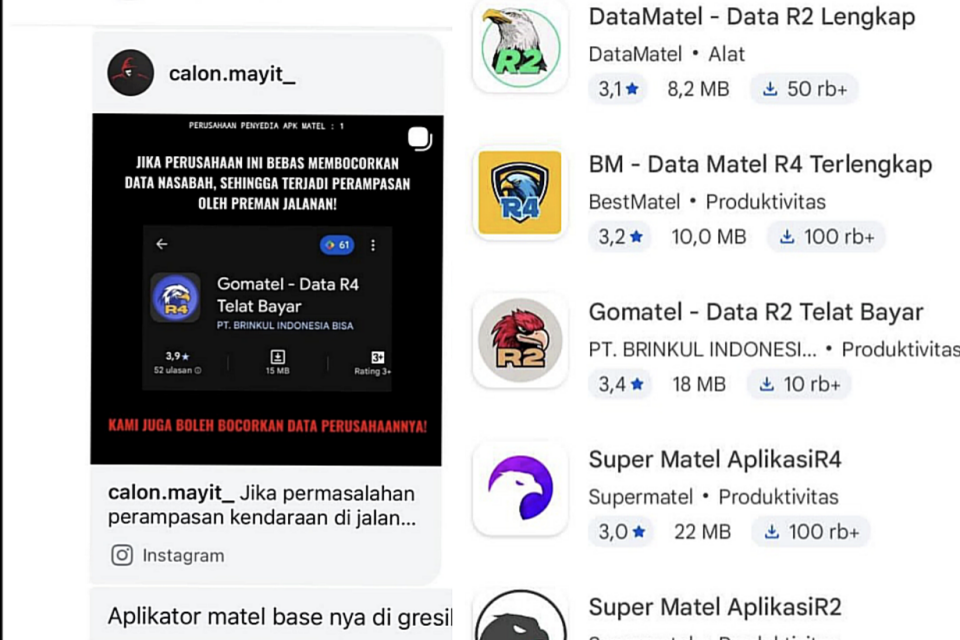 Viral aplikasi Go Matel,