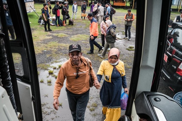 Pemulangan pengungsi korban banjir di Bener Meriah, Aceh 