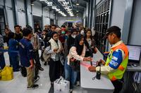 Jumlah pemudik libur Natal di Stasiun Kiaracondong