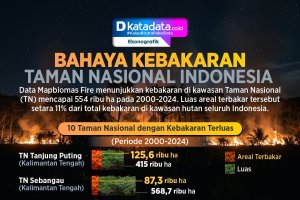INFOGRAFIK: Bahaya Kebakaran Taman Nasional Indonesia