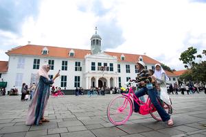 Wisata libur Natal di Kota Tua Jakarta