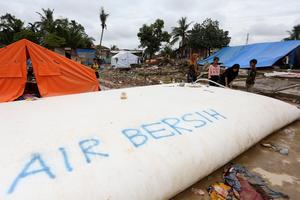 Kebutuhan air bersih korban bencana banjir Aceh Tamiang