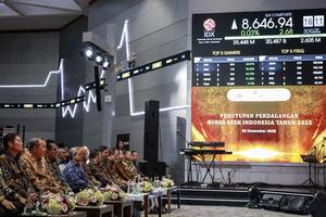 Penutupan perdagangan Bursa Efek Indonesia tahun 2025