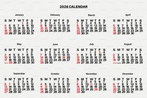 Kalender Libur 2026 