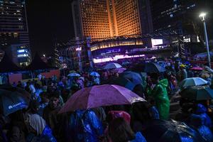 Car free night di kawasan Bundaran Hotel Indonesia