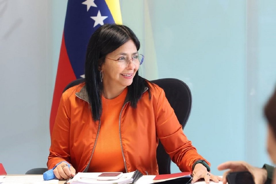 Wakil Presiden Venezuela Delcy Rodriguez. Foto: Instagram/delcyrodriguezv