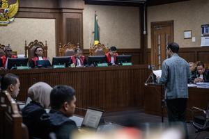 Sidang pembacaan eksepsi Nadiem Makarim