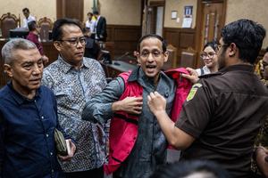 Sidang pembacaan eksepsi Nadiem Makarim