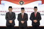 Pengucapan sumpah anggota MKMK