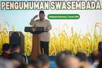 Presiden umumkan swasembada pangan 2025