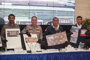 Rilis kasus akses ilegal dan pencucian uang judi online