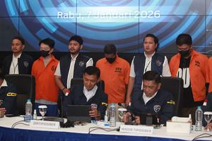 Rilis kasus akses ilegal dan pencucian uang judi online