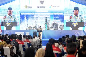 Presiden Prabowo Subianto resmikan RDMP Balikpapan
