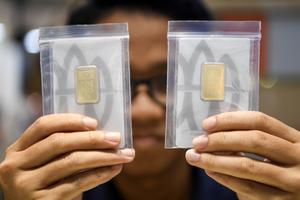 Harga emas Antam naik beruntun