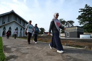 Tes kebugaran jasmani jamaah calon haji