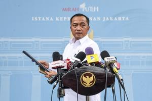 Konferensi pers pertemuan Presiden dengan rektor di Istana