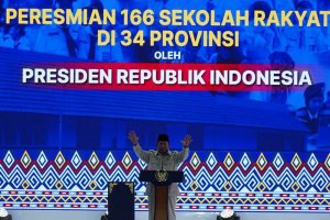 Peresmian 166 Sekolah Rakyat