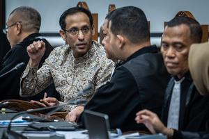 Sidang lanjutan Nadiem Makarim