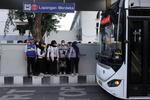 Volume penumpang bus listrik di Medan