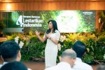 Direktur Utama InJourney, Maya Watono, menyampaikan komitmen transformasi berkelanjutan InJourney yang memperkuat ekosistem aviasi dan pariwisata nasi