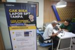 Pelaporan SPT Tahunan Menggunakan Coretax (Foto: Katadata/Fauza Syahputra)