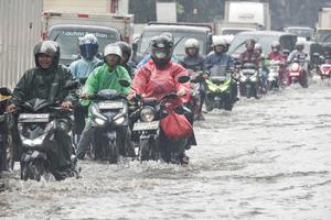 Genangan air di Cawang