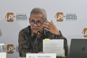 Konferensi pers penetapan tingkat bunga penjaminan LPS