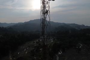 Pemulihan jaringan seluler di lokasi bencana