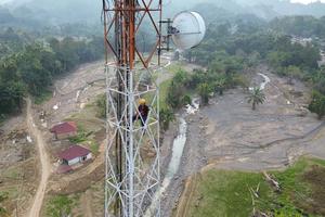 Pemulihan jaringan seluler di lokasi bencana