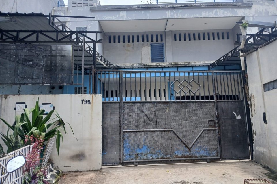 Lokasi yang sebelumnya tertera sebagai alamat pemasok Whip Pink PT Suplaindo Sejahtera di Kemayoran, Jakarta Pusat. Foto: Andi M Arief/Katadata