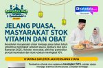 Jelang Puasa, Masyarakat Stok Vitamin dan Obat