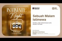 BRI Prioritas menghadirkan Intimate Night with The Dudas di Balikpapan pada hari Sabtu (7 Februari 2026).