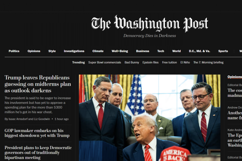 Jeff Bezos, Washington Post