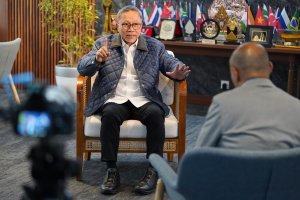 Wawancara Katadata dengan Menteri Koordinator Bidang Pangan Zulkifli Hasan(Foto: Katadata/Fauza Syahputra)