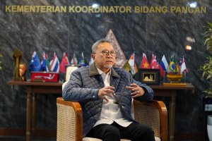 Wawancara Katadata dengan Menteri Koordinator Bidang Pangan Zulkifli Hasan(Foto: Katadata/Fauza Syahputra)