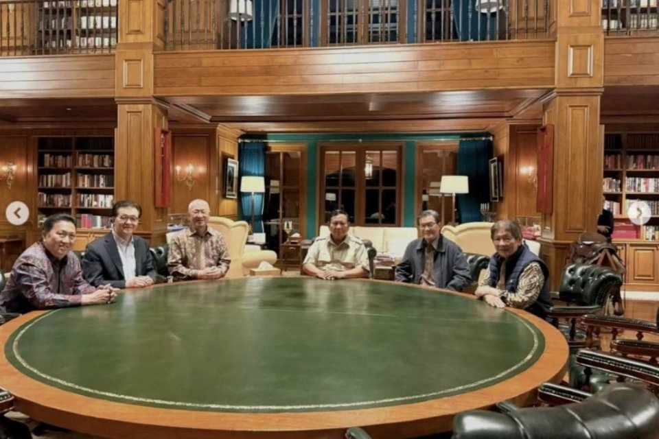 Prabowo bertemu konglomerat, Selasa (10/2)