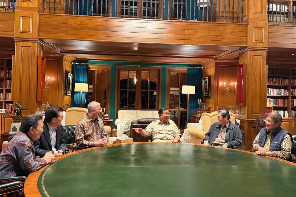 Prabowo bertemu konglomerat di Hambalang, Selasa (11/2)