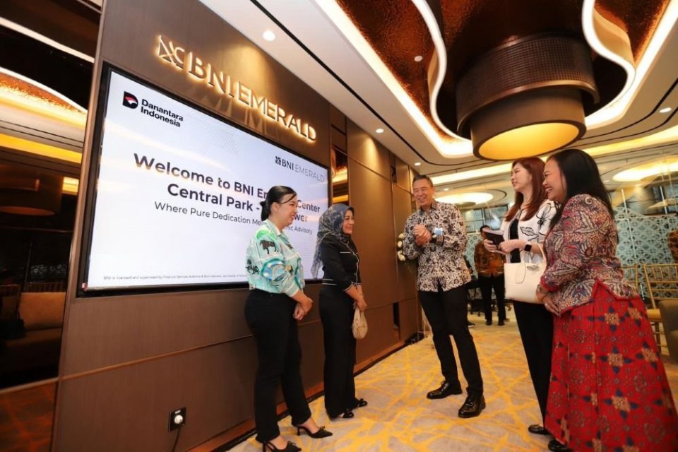 BNI meresmikan kembali Emerald Center Central Park, Jakarta, sebagai bagian dari penguatan layanan wealth management bagi nasabah prioritas dan HNWI.