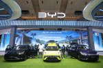 Mobil listrik di pameran IIMS 2026 (Foto: Katadata/Fauza Syahputra)